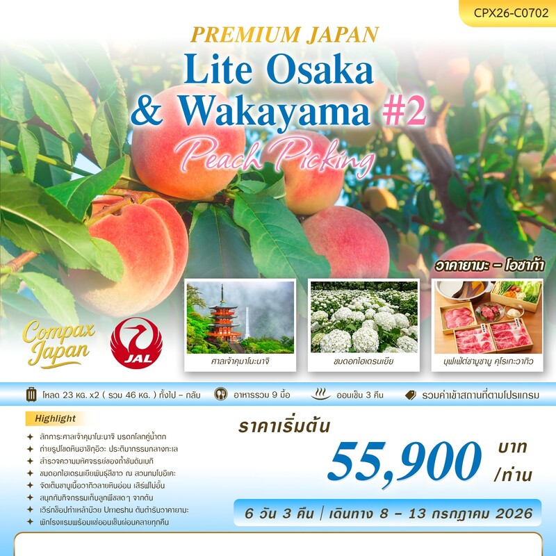 OSAKA - WAKAYAMA(PEACH PICKING)